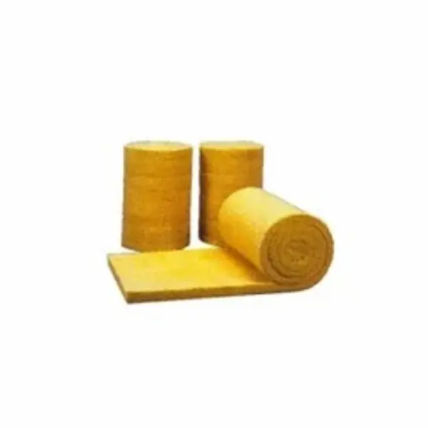 Roll of glass wool insulation
